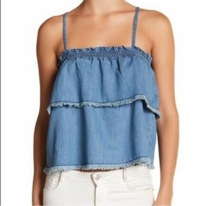 ABOUND denim top